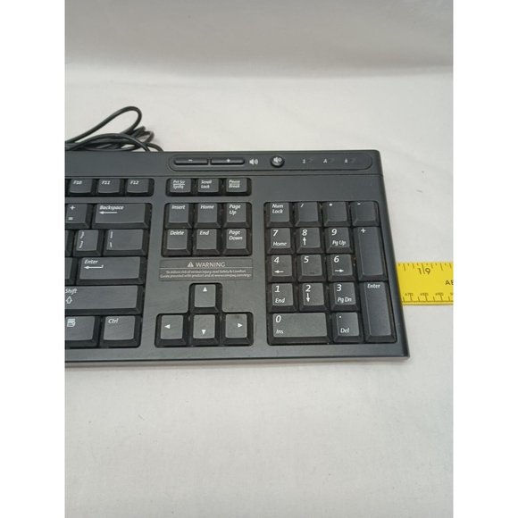 Compaq Corded Keyboard Model # 5137 Part 5189-0403 REV 2.6 Black - Picture 4 of 8